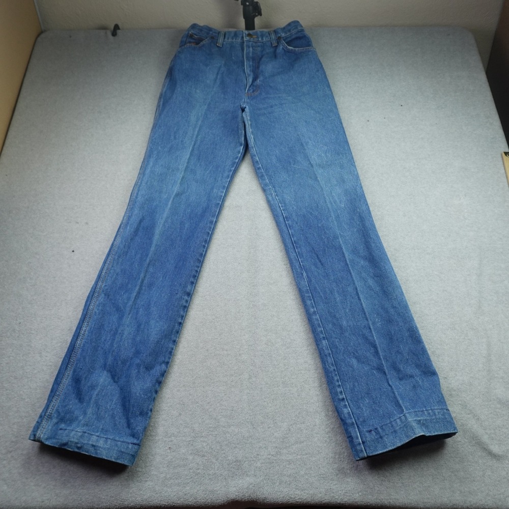 Wrangler Jeans Womens 13 26x33 Blue Vintage 80s High‎ Rise Straight USA Western